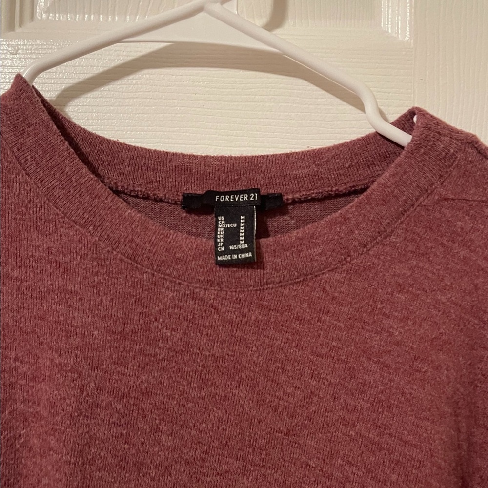 Forever 21 Pullover Mauve Sweater